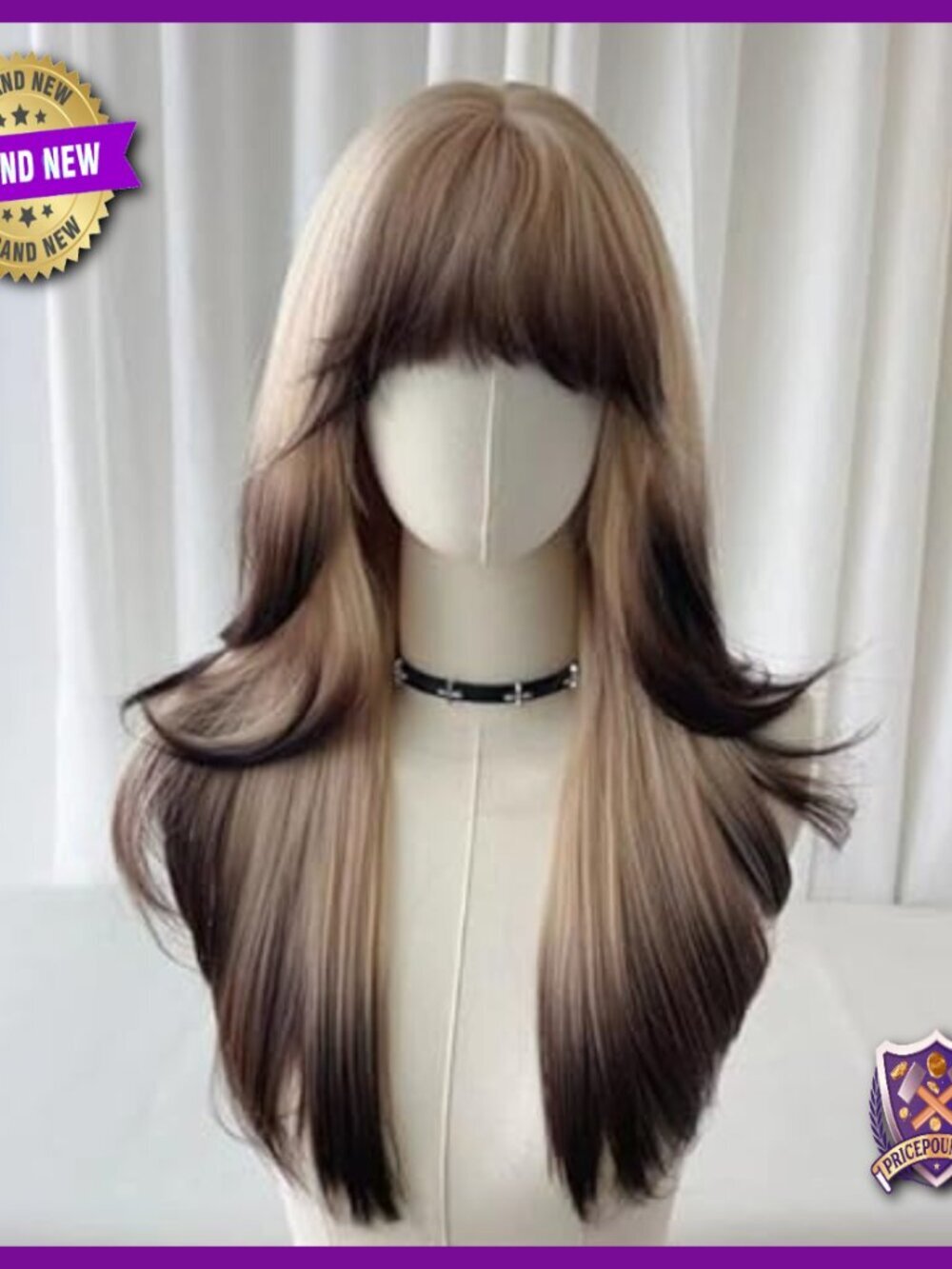 26 Inch Human Hair Wig HD Lace Front Glueless Layered Straight Heat Resistant
